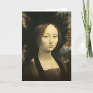 Carte Portrait de Ginevra Benci de Léonard de Vinci