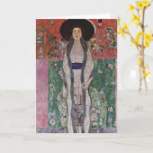 Carte Portrait de Gustav Klimt d'Adele Bloch-Bauer II (Fleur jaune)