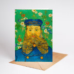 Carte Portrait de Joseph Roulin | Vincent Van Gogh<br><div class="desc">Portrait de Joseph Roulin (1889) de l'artiste post-impressionniste néerlandais Vincent Van Gogh. La peinture originale est une huile sur toile. Le portrait est l'un des nombreux Van Gogh peints de son ami proche, employé de la poste dans la ville d'Arles, dans le sud de la France. Ce gros plan du...</div>