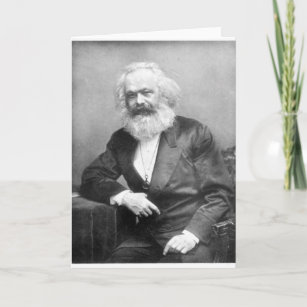 Carte Portrait de Karl Marx