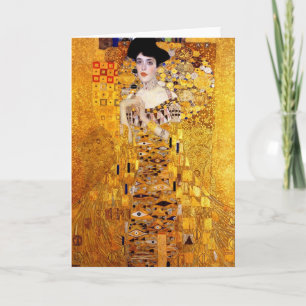 Carte Portrait de Klimt de voiture de salutation d'Adele