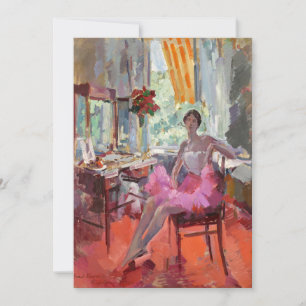 Carte Portrait de la Ballerina Vera Trefilova   Korovin