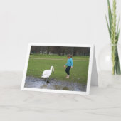 Carte Portrait de la fillette au cygne blanc (Devant)