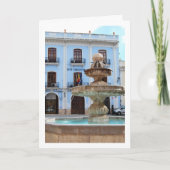 Carte Portrait de la fontaine de la Plaza Chelva, Valenc (Devant)