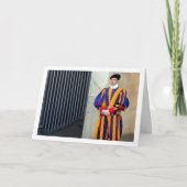 Carte Portrait de la Garde suisse pontificale (Devant)