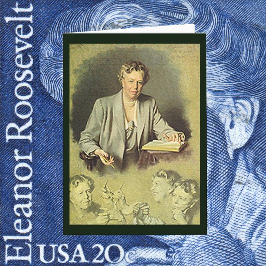Carte Portrait de la Maison Blanche Eleanor Roosevelt