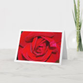 Carte Portrait de la Rose rouge (Devant)