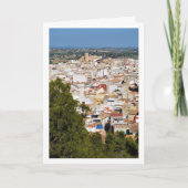 Carte Portrait de la ville de Lliria à Valence, Espagne (Devant)