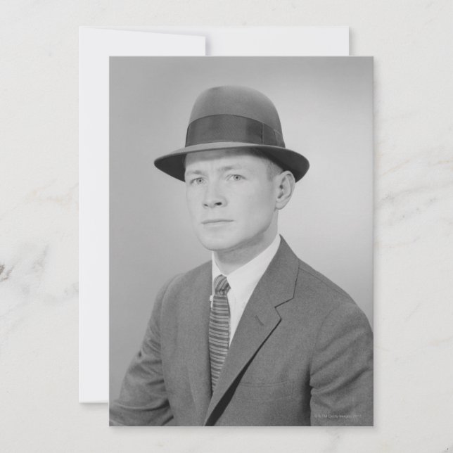 Carte Portrait de l'homme (Devant)