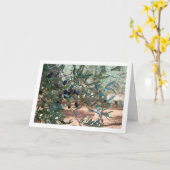 Carte Portrait de l'olivier (Fleur jaune)