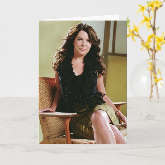 Carte Portrait de Lorelai Gilmore (Fleur jaune)