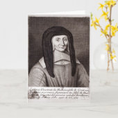 Carte Portrait de Louise de Marillac (Fleur jaune)