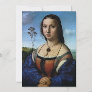 Carte Portrait de Maddalena Doni par Raphael Sanzio