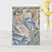 Carte Portrait de Pablo Picasso par Juan Gris (Fleur jaune)