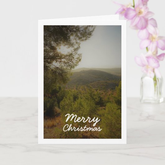 Carte Portrait de pays espagnol, Valence, Espagne (Orchidée)