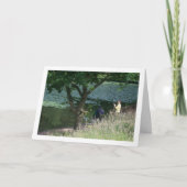 Carte Portrait de pêche avec grand-père (Devant)