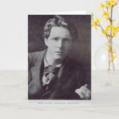 Carte Portrait de Rupert Brooke (Fleur jaune)