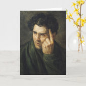 Carte Portrait de seigneur Byron (Fleur jaune)