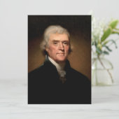 Carte Portrait de Thomas Jefferson (Debout devant)
