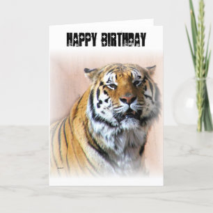 Carte Portrait de tigre
