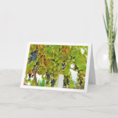 Carte Portrait de vigne rouge (Devant)