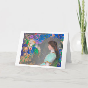 Carte Portrait de Violette Heymann, Redon