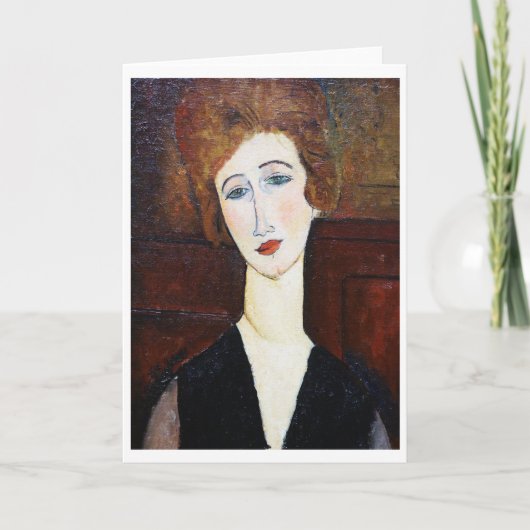 Carte Portrait de Woman (Devant)