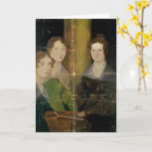 Carte Portrait des Soeurs Bronte, c.1834 (Fleur jaune)