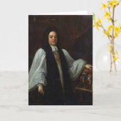 Carte Portrait d'évêque John Robinson c.1711 (Fleur jaune)
