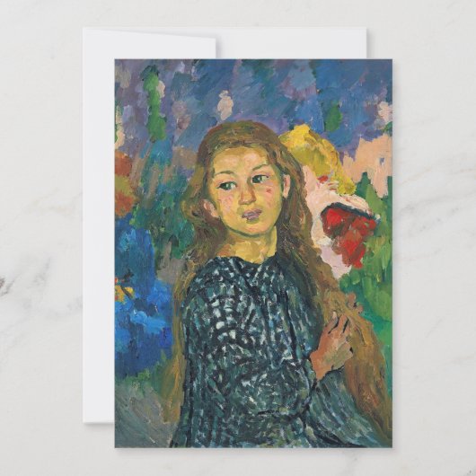 Carte Portrait d'Ottilia | Giovanni Giacometti (Devant)