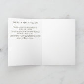 Carte Portrait double du roi de chêne et du roi Holly (Intérieur)