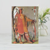 Carte Portrait du chef indien Mato-Tope par George Catli (Debout devant)