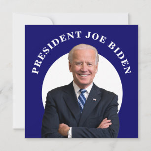 Carte Portrait du président Joe Biden