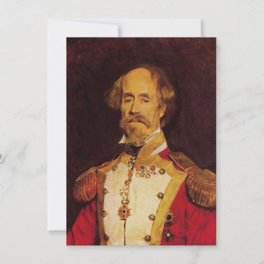 Carte Portrait d'un général espagnol (Devant)