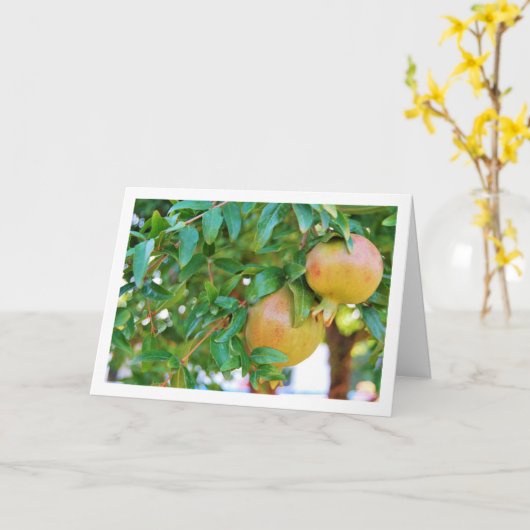 Carte Portrait d'un grenadier (Fleur jaune)