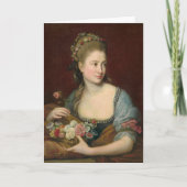 Carte Portrait d'une dame comme Flore | Pompeo Batoni (Devant)