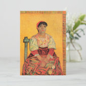 Carte Portrait d'une femme italienne par Vincent van Gog (Debout devant)