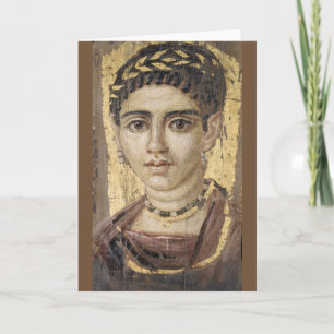 Carte Portrait d'une jeune femme