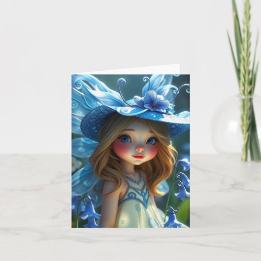 Carte Portrait Fairy Spring (Devant)