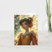 Carte Portrait Fairy Spring (Devant)