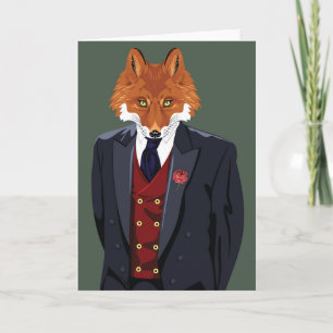 Carte Portrait Foxy