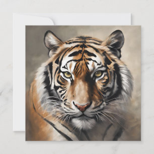 Carte Portrait majestueux de Tiger