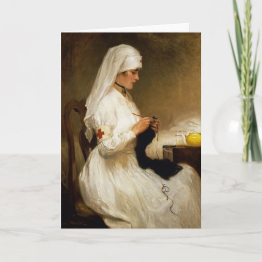 Carte Portrait of a Nurse from the Red Cross (Devant)
