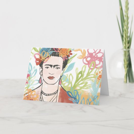 Carte Portrait of Frida Kahlo (Devant)