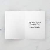 Carte Portrait officiel du président Donald Trump Annive (Intérieur)