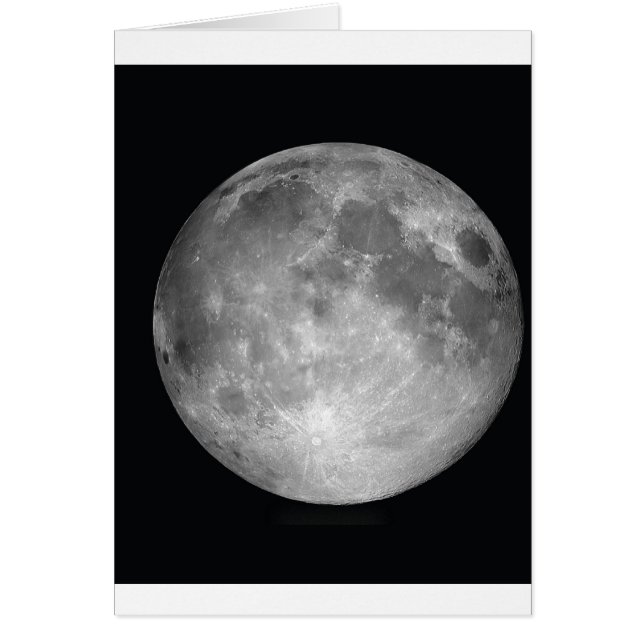 Carte Portrait Pleine lune (Devant)