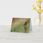 Carte Portrait "rouge " #4 du zantedeschia de (Fleur jaune)