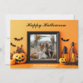 Carte Portraits de patchs Citrouilles d'Halloween (Devant)