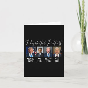Carte Portraits Trump Plus d'emplois Obama Pas d'emplois