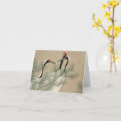 Carte Ports d'impression de bloc de woodblock japonais - (Fleur jaune)